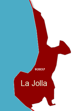 La jolla 92037 area map.png